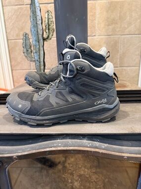 Oboz Men's Gray Mid-Top Hiking Boots — Rugged Trail Performance